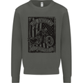 LA Choppers Motorcycle Motorbike Biker Kids Sweatshirt Jumper Storm Grey