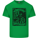 LA Choppers Motorcycle Motorbike Biker Kids T-Shirt Childrens Irish Green