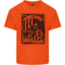 LA Choppers Motorcycle Motorbike Biker Kids T-Shirt Childrens Orange