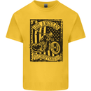LA Choppers Motorcycle Motorbike Biker Kids T-Shirt Childrens Yellow