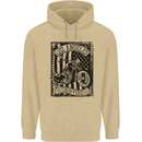 LA Choppers Motorcycle Motorbike Biker Mens 80% Cotton Hoodie Sand