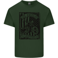 LA Choppers Motorcycle Motorbike Biker Mens Cotton T-Shirt Tee Top Forest Green