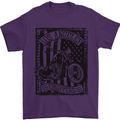 LA Choppers Motorcycle Motorbike Biker Mens T-Shirt Cotton Gildan Purple