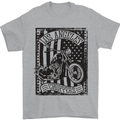 LA Choppers Motorcycle Motorbike Biker Mens T-Shirt Cotton Gildan Sports Grey