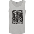 LA Choppers Motorcycle Motorbike Biker Mens Vest Tank Top Charcoal