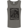 LA Choppers Motorcycle Motorbike Biker Mens Vest Tank Top Sports Grey