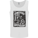 LA Choppers Motorcycle Motorbike Biker Mens Vest Tank Top White