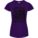 LA Choppers Motorcycle Motorbike Biker Womens Petite Cut T-Shirt Purple