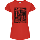 LA Choppers Motorcycle Motorbike Biker Womens Petite Cut T-Shirt Red