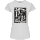 LA Choppers Motorcycle Motorbike Biker Womens Petite Cut T-Shirt White