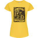 LA Choppers Motorcycle Motorbike Biker Womens Petite Cut T-Shirt Yellow