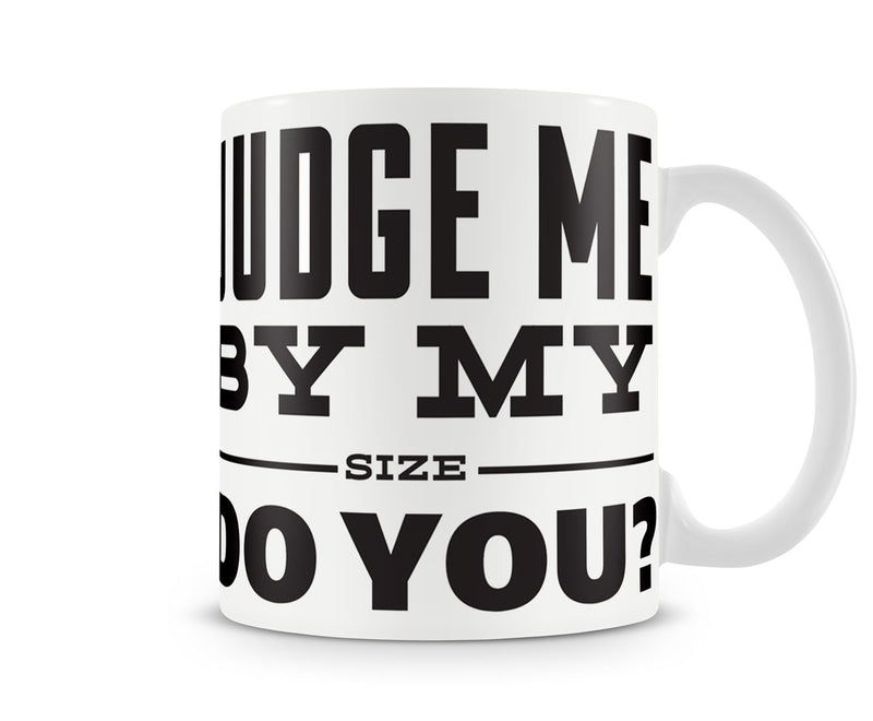 Star wars yoda judge me by my size do you? white film coffee mug cup