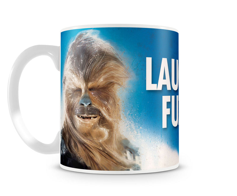 Star wars chewbacca laugh it up fuzzball film coffee mug cup