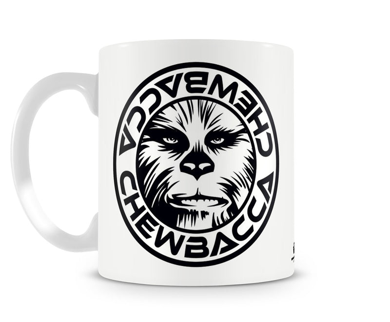 Star wars chewbacca film white coffee mug cup