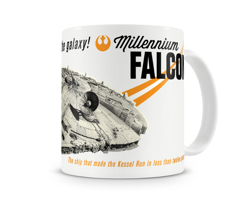 Star wars millennium falcon film coffee mug cup
