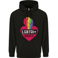 LGBTQI+ Rights Gay Pride Awareness LGBT Childrens Kids Hoodie Black