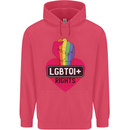 LGBTQI+ Rights Gay Pride Awareness LGBT Childrens Kids Hoodie Heliconia