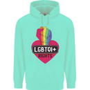 LGBTQI+ Rights Gay Pride Awareness LGBT Childrens Kids Hoodie Peppermint