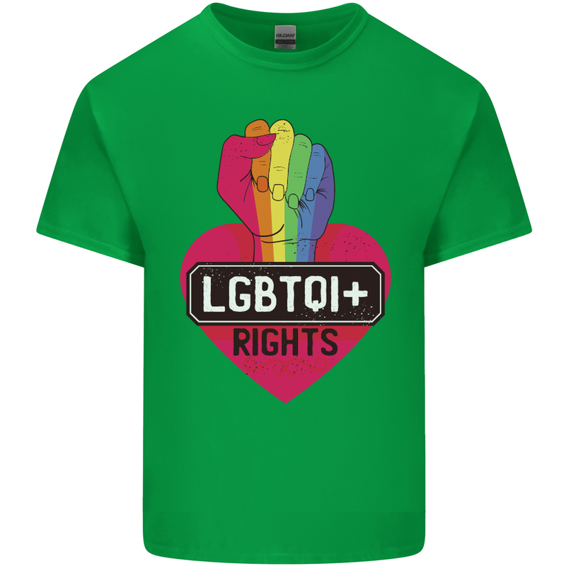 LGBTQI+ Rights Gay Pride Awareness LGBT Kids T-Shirt Childrens Irish Green