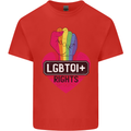 LGBTQI+ Rights Gay Pride Awareness LGBT Kids T-Shirt Childrens Red