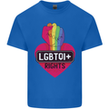 LGBTQI+ Rights Gay Pride Awareness LGBT Kids T-Shirt Childrens Royal Blue