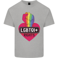 LGBTQI+ Rights Gay Pride Awareness LGBT Kids T-Shirt Childrens Sports Grey