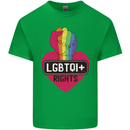 LGBTQI+ Rights Gay Pride Awareness LGBT Mens Cotton T-Shirt Tee Top Irish Green
