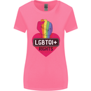 LGBTQI+ Rights Gay Pride Awareness LGBT Womens Wider Cut T-Shirt Azalea