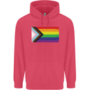 LGBTQ Flag Gay Pride Awareness Day LGBTQ Childrens Kids Hoodie Heliconia