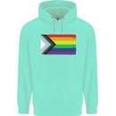 LGBTQ Flag Gay Pride Awareness Day LGBTQ Childrens Kids Hoodie Peppermint