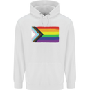 LGBTQ Flag Gay Pride Awareness Day LGBTQ Childrens Kids Hoodie White