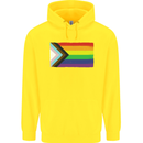 LGBTQ Flag Gay Pride Awareness Day LGBTQ Childrens Kids Hoodie Yellow