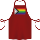 LGBTQ Flag Gay Pride Awareness Day LGBTQ Cotton Apron 100% Organic Maroon