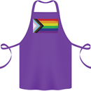 LGBTQ Flag Gay Pride Awareness Day LGBTQ Cotton Apron 100% Organic Purple