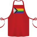 LGBTQ Flag Gay Pride Awareness Day LGBTQ Cotton Apron 100% Organic Red
