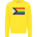 LGBTQ Flag Gay Pride Awareness Day LGBTQ Kids Sweatshirt Jumper Yellow