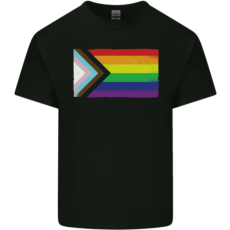 LGBTQ Flag Gay Pride Awareness Day LGBTQ Kids T-Shirt Childrens Black