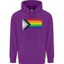 LGBTQ Flag Gay Pride Awareness Day LGBTQ Mens 80% Cotton Hoodie Purple