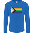 LGBTQ Flag Gay Pride Awareness Day LGBTQ Mens Long Sleeve T-Shirt Royal Blue
