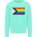 LGBTQ Flag Gay Pride Awareness Day LGBTQ Mens Sweatshirt Jumper Peppermint