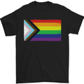LGBTQ Flag Gay Pride Awareness Day LGBTQ Mens T-Shirt 100% Cotton Black