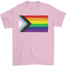 LGBTQ Flag Gay Pride Awareness Day LGBTQ Mens T-Shirt 100% Cotton Light Pink