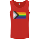 LGBTQ Flag Gay Pride Awareness Day LGBTQ Mens Vest Tank Top Red