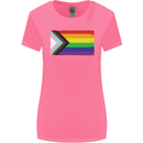 LGBTQ Flag Gay Pride Awareness Day LGBTQ Womens Wider Cut T-Shirt Azalea