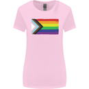 LGBTQ Flag Gay Pride Awareness Day LGBTQ Womens Wider Cut T-Shirt Light Pink