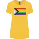 LGBTQ Flag Gay Pride Awareness Day LGBTQ Womens Wider Cut T-Shirt Yellow