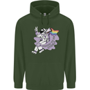 LGBT Astronaut Proud to Be Myself Childrens Kids Hoodie Forest Green