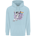 LGBT Astronaut Proud to Be Myself Childrens Kids Hoodie Light Blue