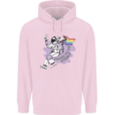 LGBT Astronaut Proud to Be Myself Childrens Kids Hoodie Light Pink