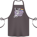 LGBT Astronaut Proud to Be Myself Cotton Apron 100% Organic Dark Grey